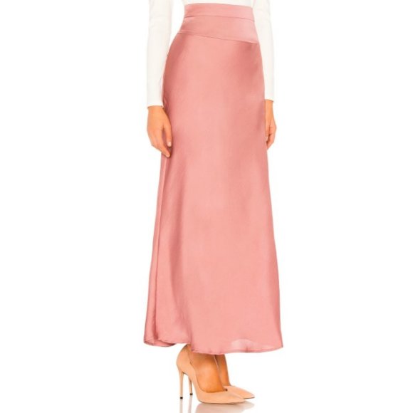 Free People $78 Normani Bias Skirt Dawn Mauve - Picture 3 of 7